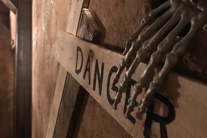 a sign on the side of a building