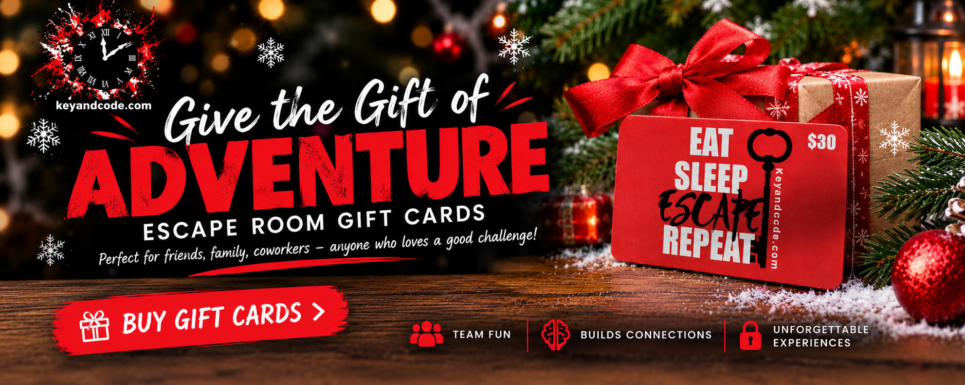 Key & Code Escape Rooms — Give the Gift of Adventure